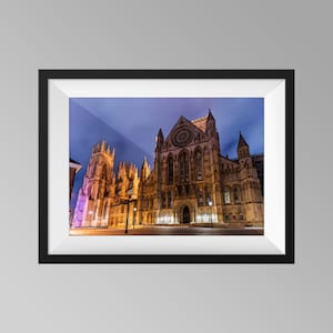 York Minster Cathedral - Yorkshire Landscape Photography, Fine Art, Church Wall Art, Architecture