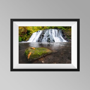 Kildale Falls / Old Meggison Waterfall Print, Yorkshire Landscape Photography, North York Moors Wall Art