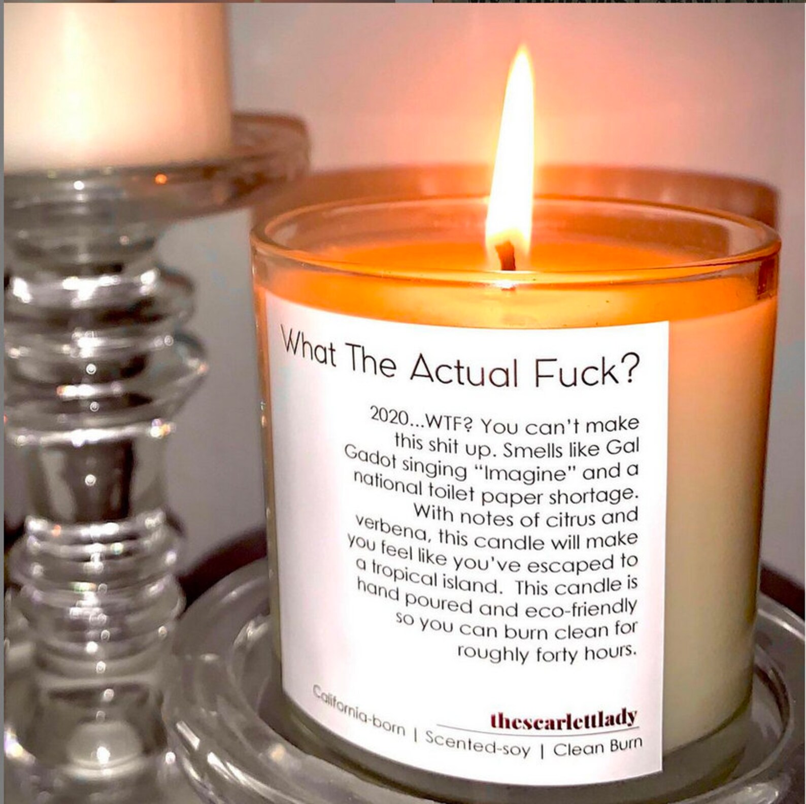 What The Actual Fuck Soy Candles Funny Candle Bridesmaid Etsy