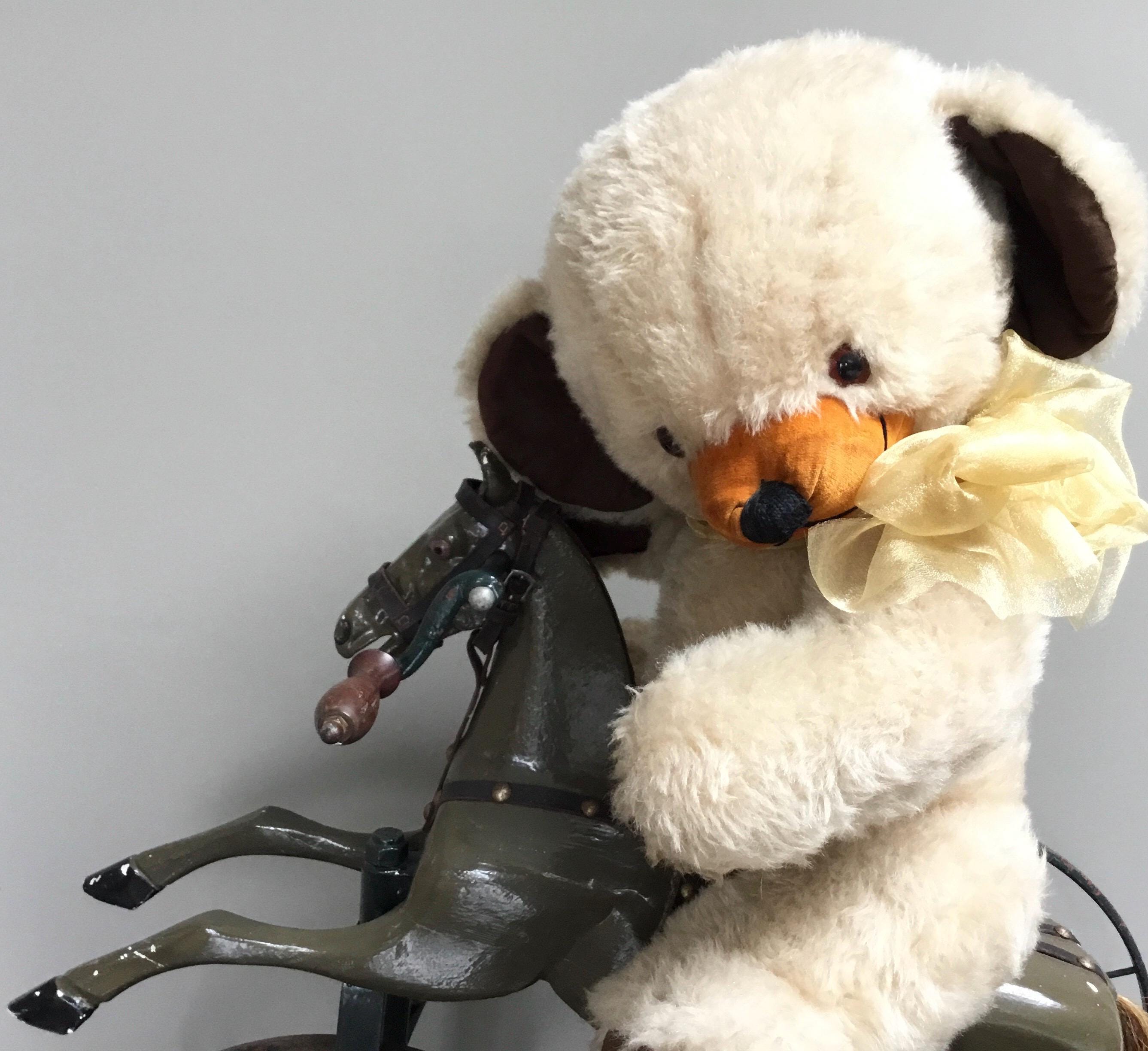 Vintage 1960's Merrythought Cheeky Teddy Bear - Original Old Toy