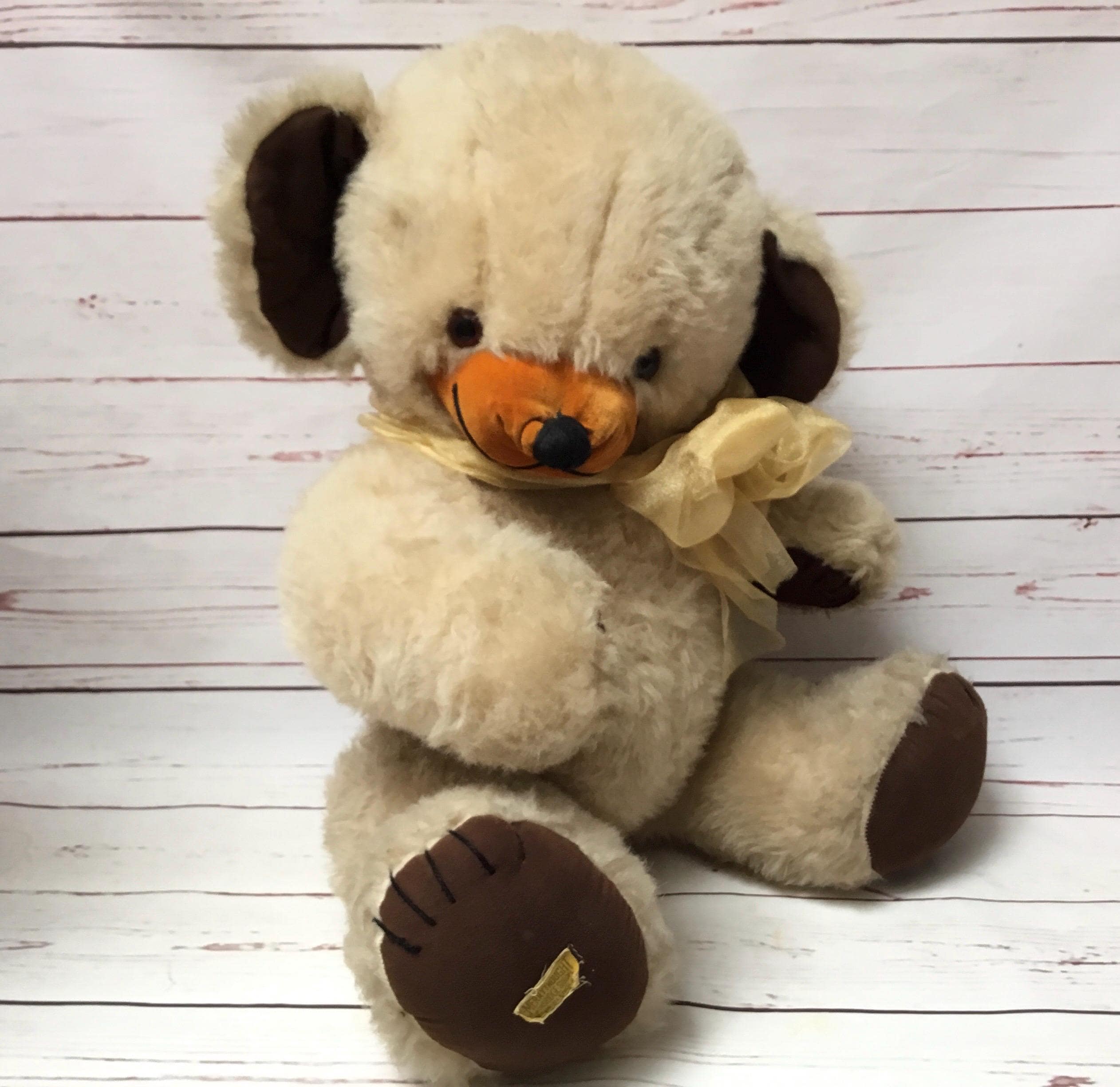 Vintage 1960's Merrythought Cheeky Teddy Bear - Original Old Toy