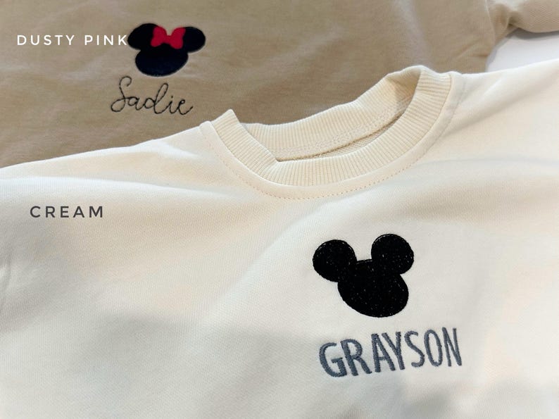 Sweatshirt Jogger Set, Personalized Crewneck Sweater Jogger, Customized set, Gender Neutral Sweater, Baby Gift, Set Baby and Toddler image 6