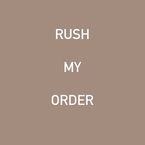 Rush My Order Add On