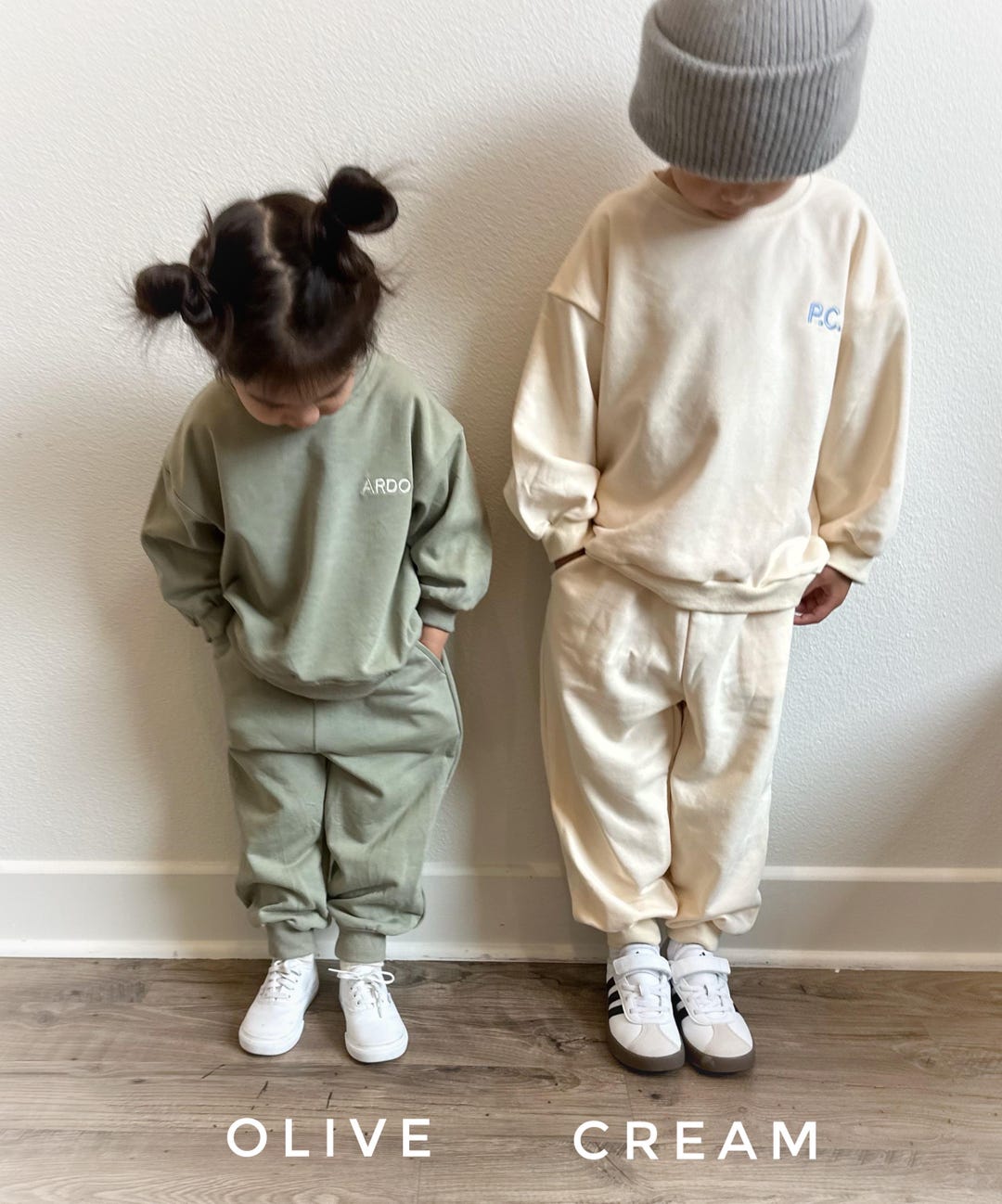Sweatshirt Jogger Set, Personalized Crewneck Sweater Jogger, Customized set, Gender Neutra