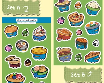 Lotad Cafe Waterproof Vinyl Sticker Set