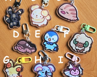 Mini Blorbo Acrylic Keychains Set 1
