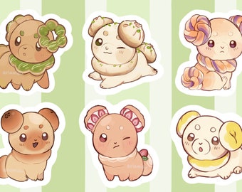 Fidough Bakery Sticker Set