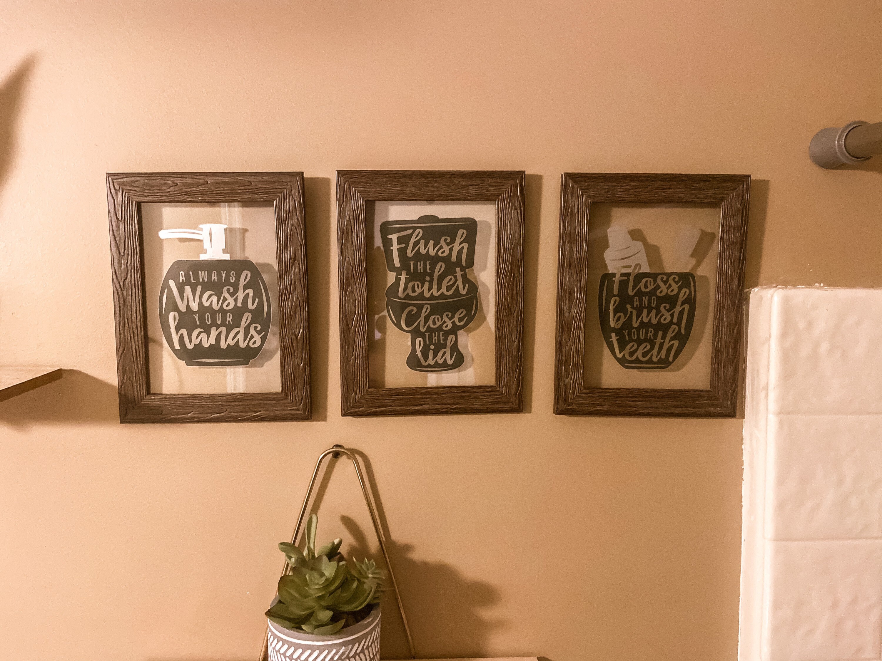 Farmhouse Bathroom Wall Decor Etsy
