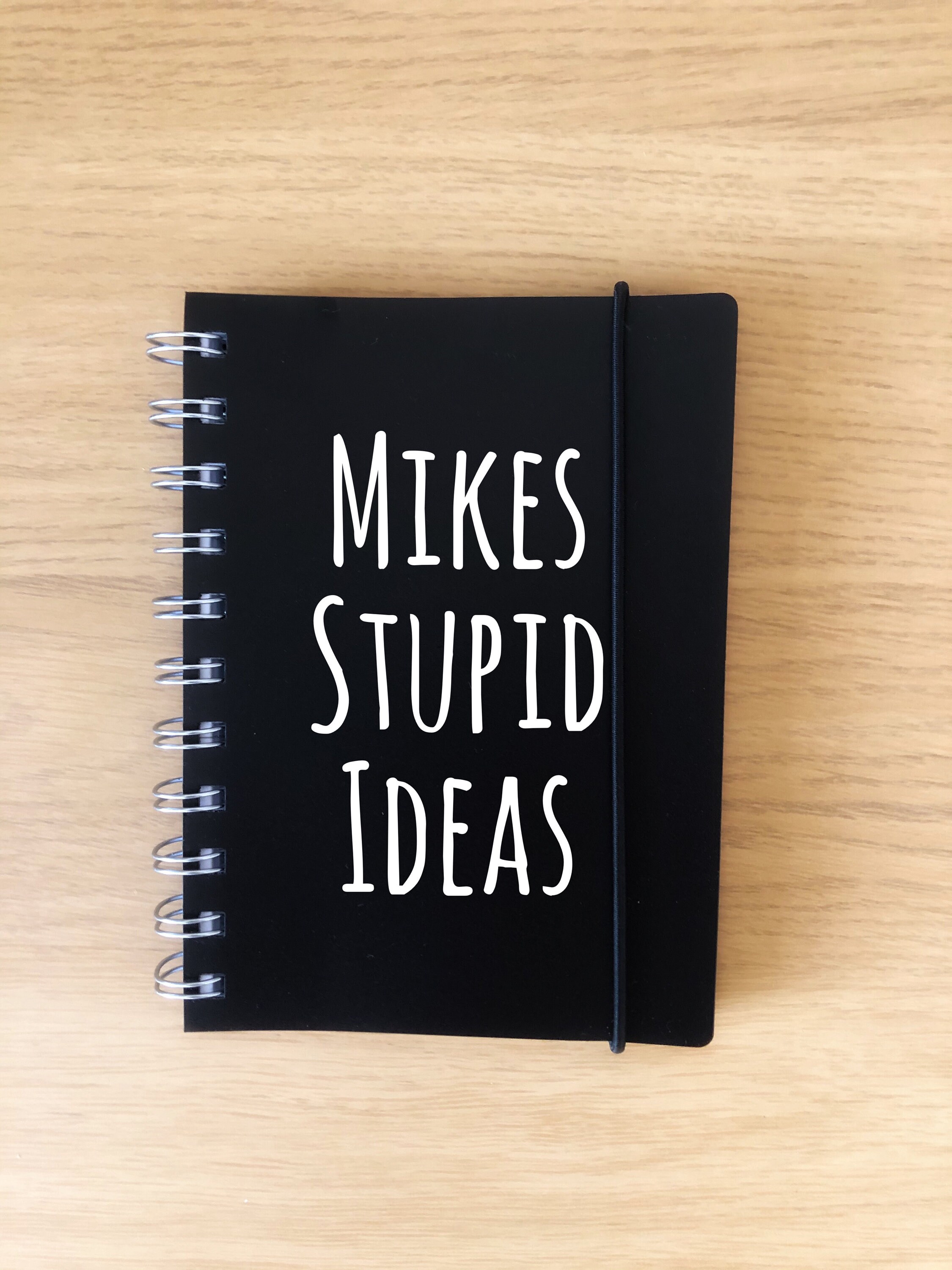 Funny personalised stupid ideas notepad personalised Etsy