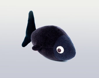 Ernest le poisson - Bleu nuit - Animal en peluche