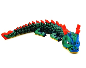 Mini figurine de dragon enchanteur - Créature fantastique vibrante pour la décoration, les objets de collection et les cadeaux uniques