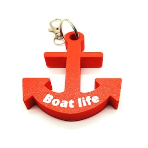 Boat life anker, Anchor Key Float, Perfect Gift for Boat Lovers, Floating Keychain for Keys and Accessories, Gift for Boat Owner