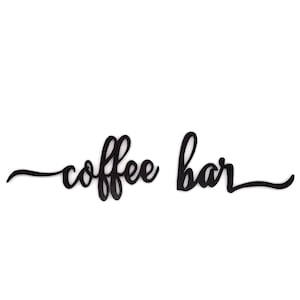 Placa de cafeteria, placa de plástico de parede, placa de café, presente para amantes de café, decoração de canto de café