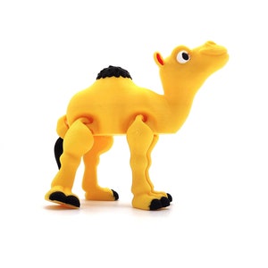 Adorable Flexi Camel Articulated Figurine – Charming and Poseable Collectible with Flexible Joints for Creative Display and Play