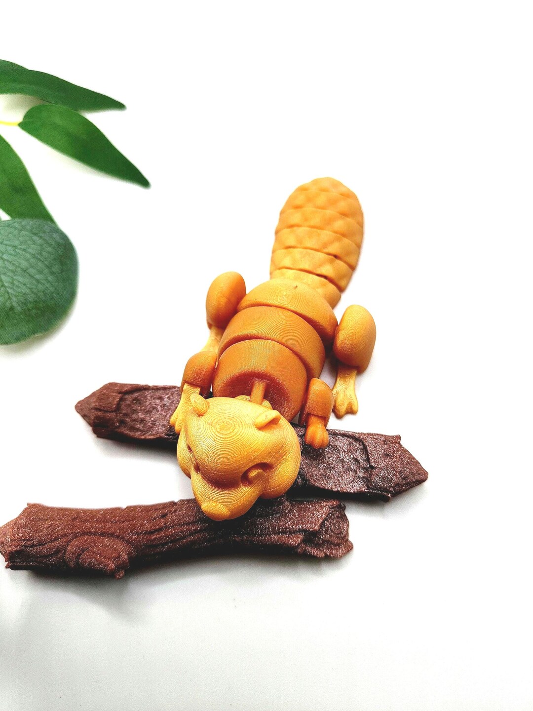 Articulated Beaver Figurine Flexi | Wildlife Forest Animal Fidget Toy ...