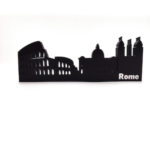 Rom Skyline mit dem Kolosseum und historischen Sehenswürdigkeiten, perfekt, um einen Hauch des italienischen Erbes in Ihr Zuhause oder Büro zu bringen