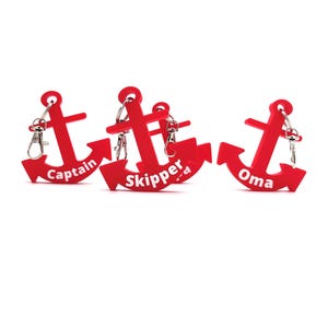 Anchor Key Float, Perfect Gift for Boat Lovers, Floating Keychain for Keys and Accessories, Skipper, Captain, Oma, Opa