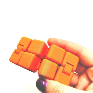 Infinity cube Fidget Toy | 3D Printed Fidget Desk Toy | ADHD Tinker Toy, Autism Sensory Tool | anxiety tool