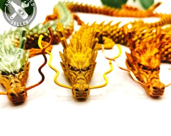 Articulated Dragon Flexible 3D Printed Fidget Toy