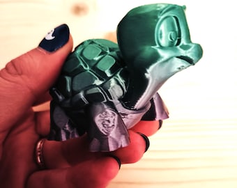 3D Printed Turtle Figurine | Collectible Reptile Ornament