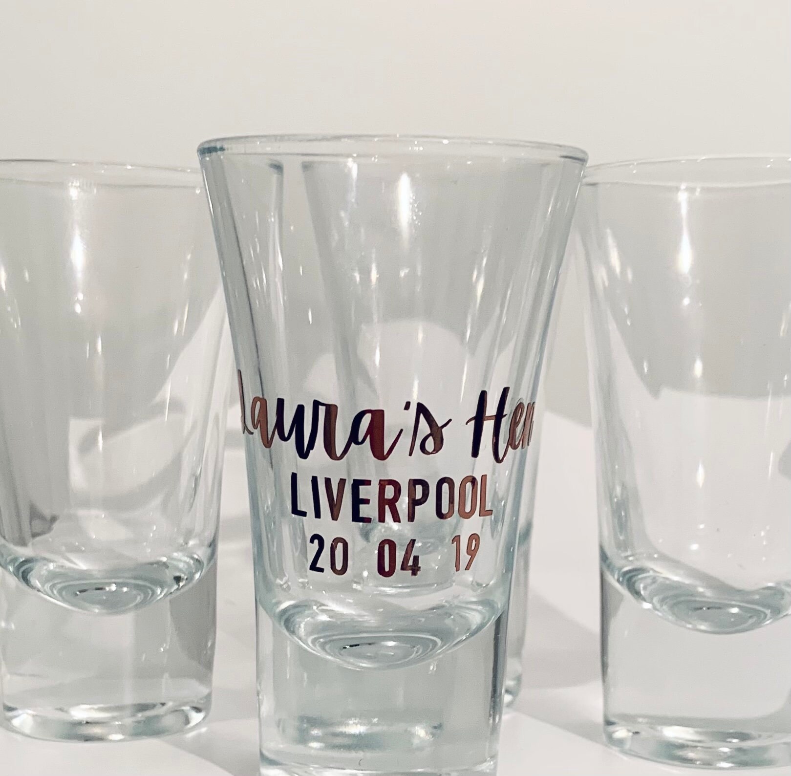 Personalised Shot Glass Hen Party Keep Sake Bridal Party Etsy