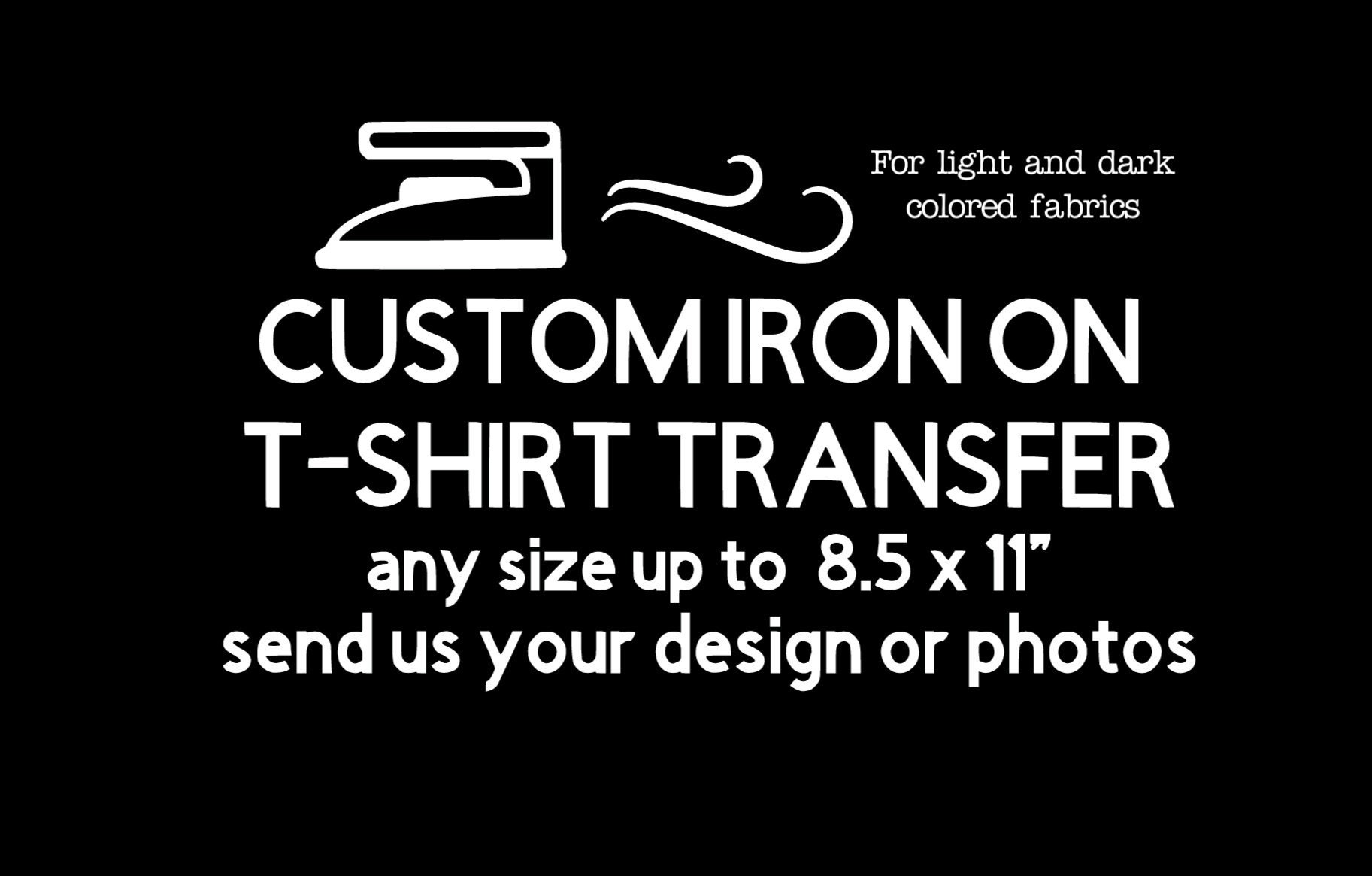 Inkjet Printable Heat Transfer Paper DARK LIGHT T-shirt Iron-on