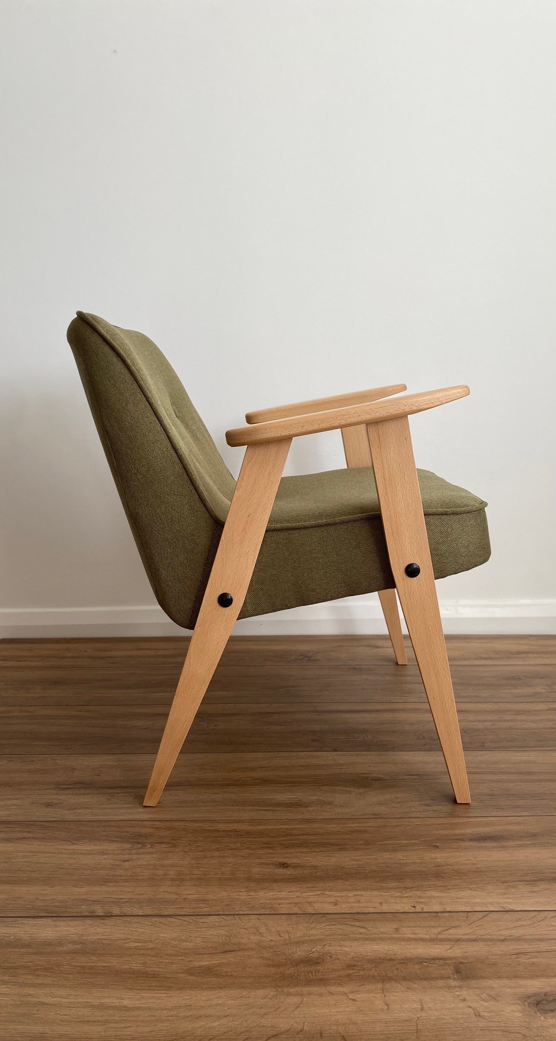 Mid century style handmade armchair Etsy