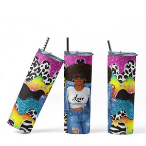 Love Girl Tumbler Wrap PNG Sublimation Designs Download - Skinny Tumbler  20oz - PNG 2022