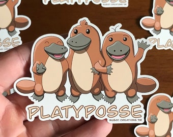 Cute Platypus Sticker