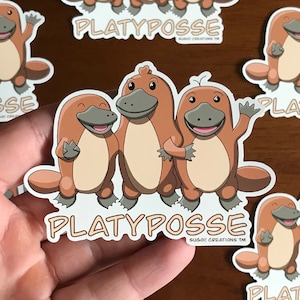 Cute Platypus Sticker