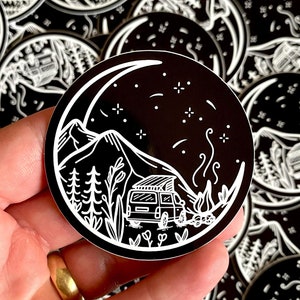 Sticker camper van Under the Stars