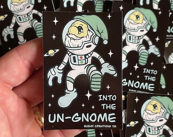 Gnome Astronaut Sticker