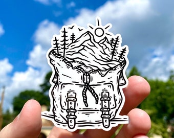 Hiking and Adventure Sticker