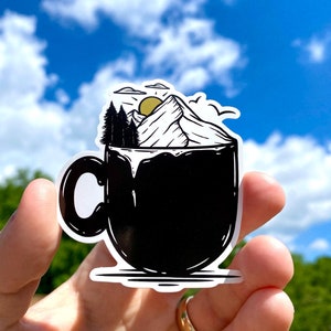 Sticker Café des montagnes