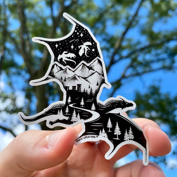 Flying Dragon Sticker