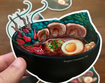 Dragon Ramen Sticker