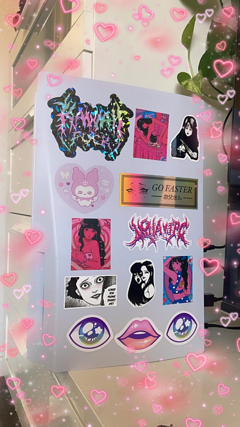 Anime Ahegao Slap Sticker - Etsy