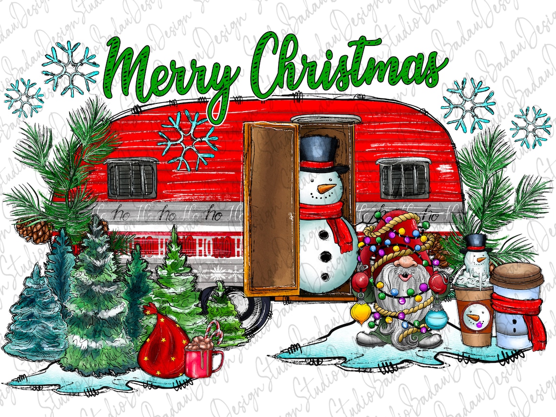 Merry Christmas Camp PNG Funny Christmas Sublimation Camp - Etsy