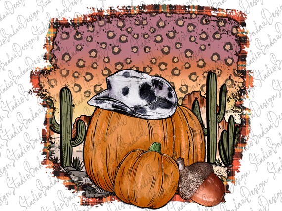 Western Pumpkin PNG Pumpkin Png Cowboy 