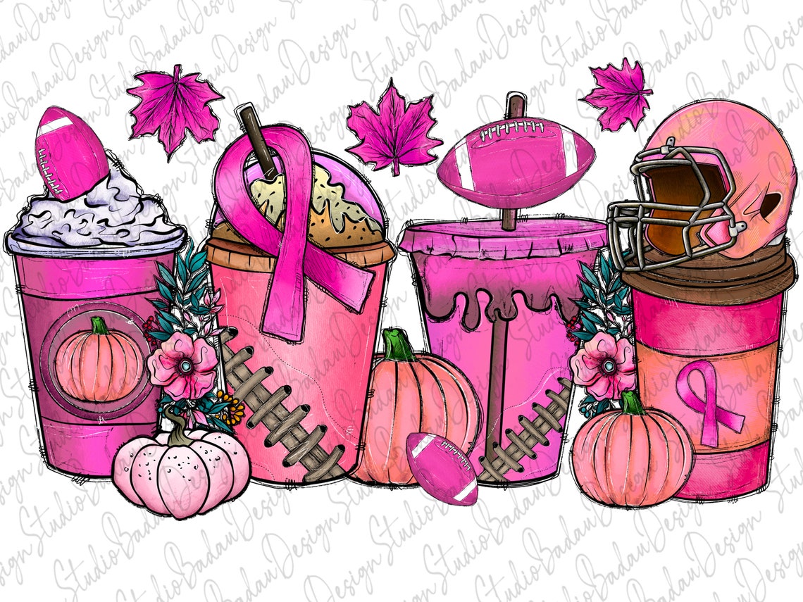 Tackle Cancer PNG Breast Cancer Awareness Pink - Etsy