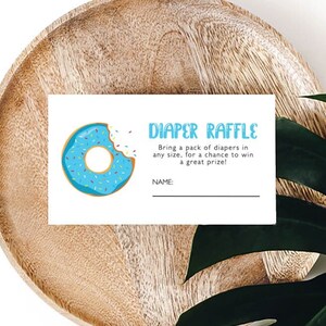 Sweet Baby Boy, Mickey Baby shower Raffle Insert Card, Candyland, Candy shop, Editable Template, Customizable, Printable, DIY Download, Blue