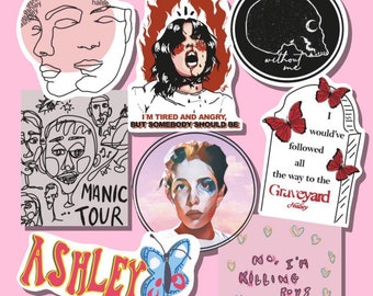 Halsey stickers (manic)