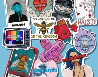 Halsey stickers (HFK/badlands)