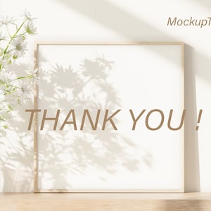 Rustic Frame mockup, Square Frame Mockup, Frame Mockup, Light Wood Frame Mockup, Wall Art Mockup, Mockup PSD, Farmhouse mockup, Print mockup