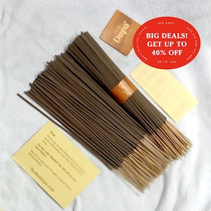 Dark Brown Handmade Organic Incense Sticks: Unfragranced, Toxic-Free, and Ideal for Private Label and Bulk Wholesale Orders