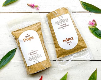 Natural Sandalwood Incense Powder, DIY Home Scent & Meditation
