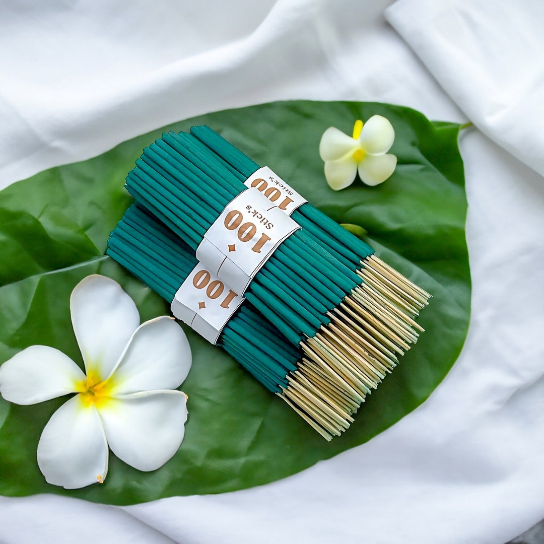 Premium Green Unscented Incense Stick Quality and Raw Sticks for