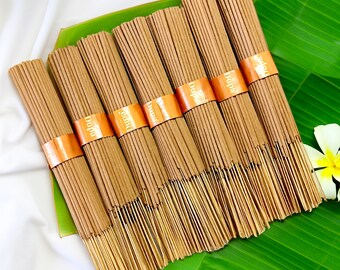 Brown Bali Charcoal unscented Incense stick: Raw Sticks, Plain and Natural for Bulk Wholesale Orders and Private Label with Toxic-Free