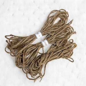 Natural Jute Rope | DIY Craft Cord, Macrame, Rustic Decor, Gift Wrapping, Gardening Twine, Eco-Friendly Twine, Boho Rope