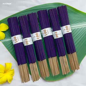 Purple Premium Quality Unscented Incense Sticks, A Blank, Raw and Unfragranced Incense Bali, Wholesale Supply for Private Label Bulk order